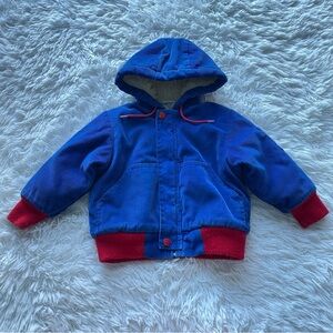 Vintage OshKosh B’gosh Corduroy Fleece Lined Hooded Jacket